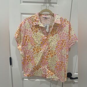 Michelle McDowell button down shirt size XS